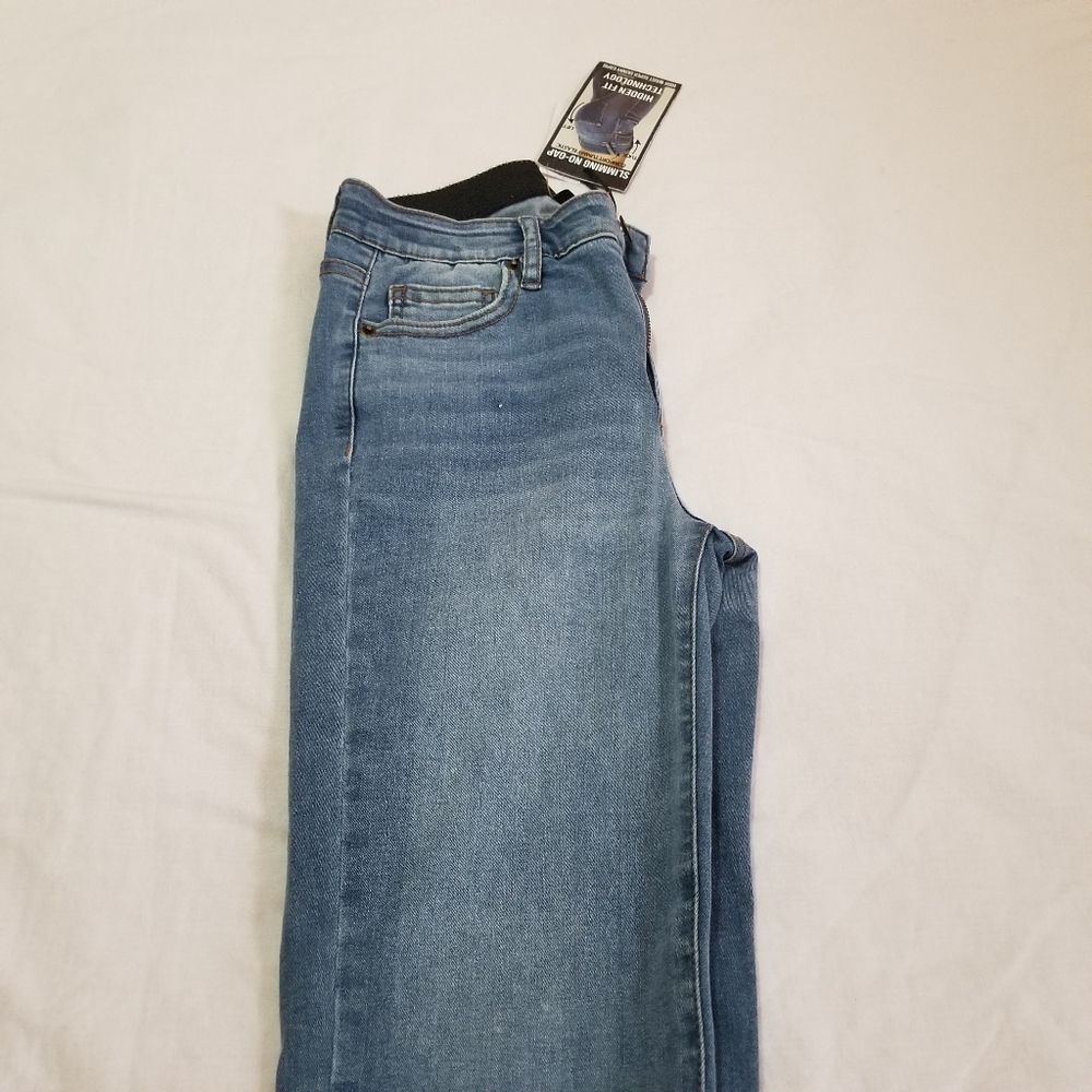 NY&C. high waist skinny capri jeans - Picture 4 of 7